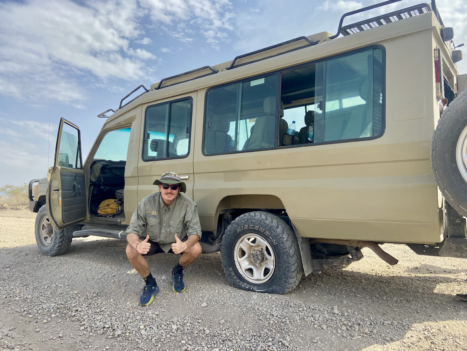 Safari en 4x4 dans les grands espaces, préparation logistique en autonomie