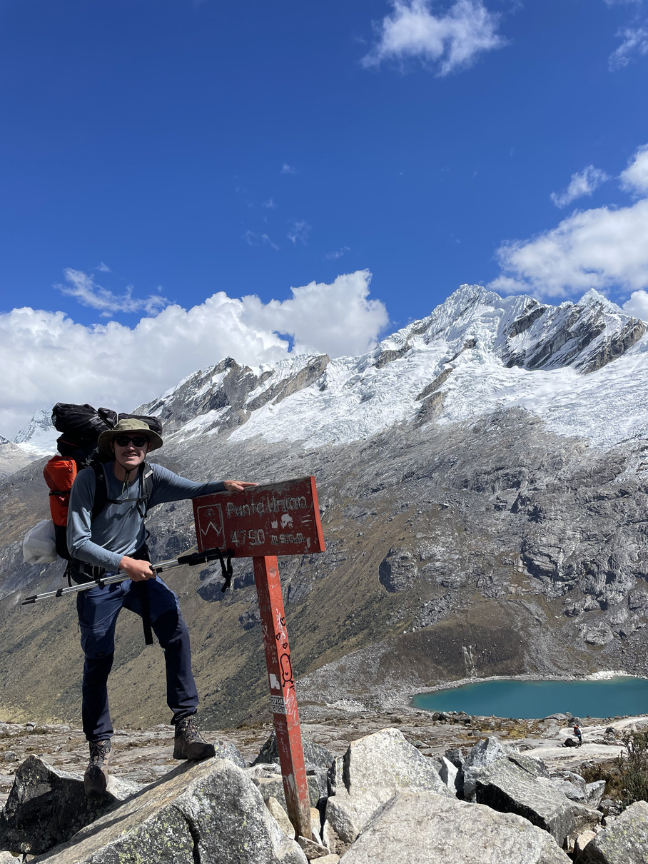 Col de Punta Unión (4 750 m), trek de Santa Cruz au Pérou